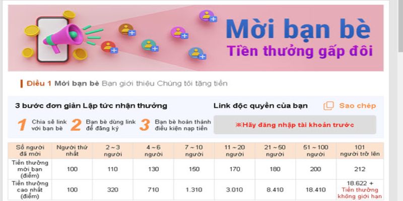 Khuyến mãi Kubet11 - Cập nhật KM khủng mới nhất cho anh em 1 Mời bạn bè nhận ngay tiền thưởng gấp đôi
