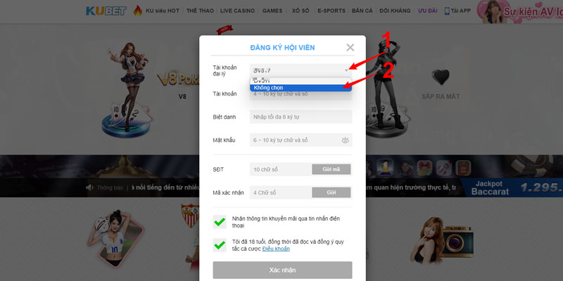 Cách xoá mã đại lý Kubet dành cho người mới tham gia 2 Áp dụng cách xoá mã đại lý Kubet có chơi game được không?